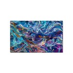 Kaleidoscopic currents Sticker (Rectangular) Front