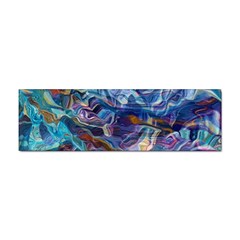 Kaleidoscopic Currents Sticker Bumper (100 Pack) by kaleidomarblingart