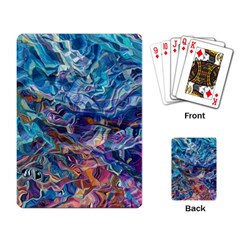 Kaleidoscopic Currents Playing Cards Single Design (rectangle) by kaleidomarblingart