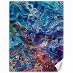 Kaleidoscopic Currents Canvas 18  X 24  by kaleidomarblingart