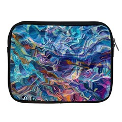 Kaleidoscopic Currents Apple Ipad 2/3/4 Zipper Cases by kaleidomarblingart