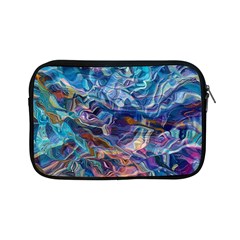 Kaleidoscopic Currents Apple Ipad Mini Zipper Cases by kaleidomarblingart