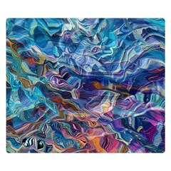 Kaleidoscopic Currents Premium Plush Fleece Blanket (small) by kaleidomarblingart