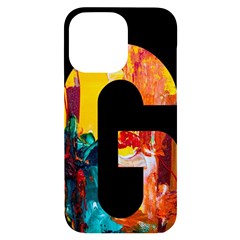 Abstract, Dark Background, Black, Typography,g Iphone 14 Pro Max Black Uv Print Case