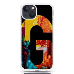 Abstract, Dark Background, Black, Typography,g Iphone 13 Tpu Uv Print Case by nateshop