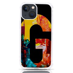 Abstract, Dark Background, Black, Typography,g Iphone 13 Mini Tpu Uv Print Case by nateshop