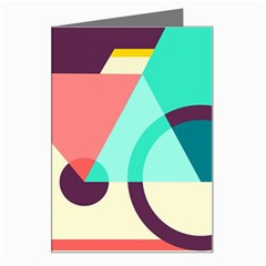 Bicycle, Geometric Figures, Art, Greeting Card by nateshop