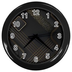  Wall Clock (black) by nateshop