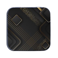  Square Metal Box (black) by nateshop