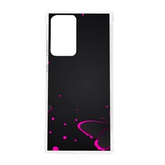 Butterflies, Abstract Design, Pink Black Samsung Galaxy Note 20 Ultra Tpu Uv Case by nateshop