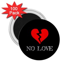 No Love, Broken, Emotional, Heart, Hope 2 25  Magnets (100 Pack)  by nateshop