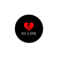 No Love, Broken, Emotional, Heart, Hope Golf Ball Marker (10 Pack) by nateshop