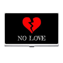 No Love, Broken, Emotional, Heart, Hope Business Card Holder by nateshop