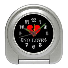 No Love, Broken, Emotional, Heart, Hope Travel Alarm Clock by nateshop