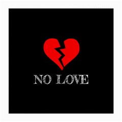 No Love, Broken, Emotional, Heart, Hope Medium Glasses Cloth (2 Sides) by nateshop