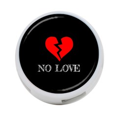 No Love, Broken, Emotional, Heart, Hope 4-port Usb Hub (two Sides) by nateshop