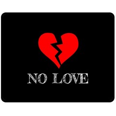 No Love, Broken, Emotional, Heart, Hope Fleece Blanket (medium) by nateshop