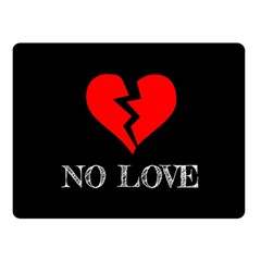 No Love, Broken, Emotional, Heart, Hope Fleece Blanket (small) by nateshop