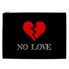 No Love, Broken, Emotional, Heart, Hope Cosmetic Bag (xxl) by nateshop