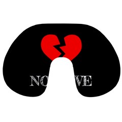 No Love, Broken, Emotional, Heart, Hope Travel Neck Pillow by nateshop