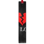 No Love, Broken, Emotional, Heart, Hope Large Book Marks Front