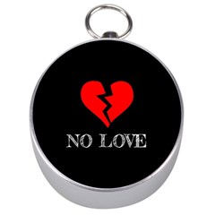 No Love, Broken, Emotional, Heart, Hope Silver Compasses by nateshop