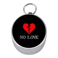 No Love, Broken, Emotional, Heart, Hope Mini Silver Compasses by nateshop