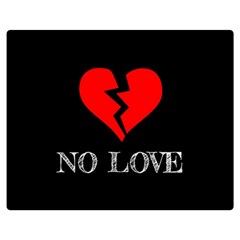 No Love, Broken, Emotional, Heart, Hope Two Sides Premium Plush Fleece Blanket (medium) by nateshop