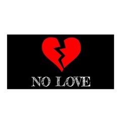 No Love, Broken, Emotional, Heart, Hope Satin Wrap 35  X 70  by nateshop