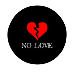 No Love, Broken, Emotional, Heart, Hope Mini Round Pill Box by nateshop