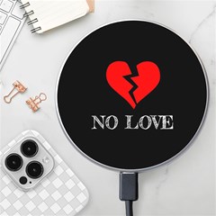 No Love, Broken, Emotional, Heart, Hope Wireless Fast Charger(white) by nateshop