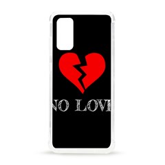 No Love, Broken, Emotional, Heart, Hope Samsung Galaxy S20 6 2 Inch Tpu Uv Case by nateshop