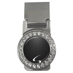 S Black Fingerprint, Black, Edge Money Clips (cz)  by nateshop