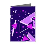 Triangles, Triangle, Colorful Mini Greeting Card Left