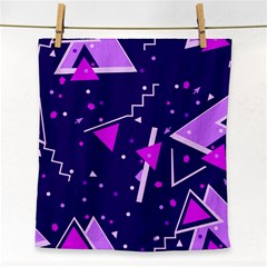 Triangles, Triangle, Colorful Face Towel by nateshop