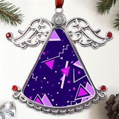 Triangles, Triangle, Colorful Metal Angel With Crystal Ornament by nateshop