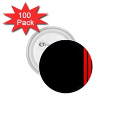 Abstract Black & Red, Backgrounds, Lines 1 75  Buttons (100 Pack)  by nateshop