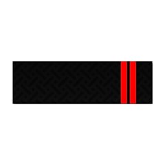 Abstract Black & Red, Backgrounds, Lines Sticker (bumper)