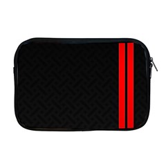 Abstract Black & Red, Backgrounds, Lines Apple Macbook Pro 17  Zipper Case by nateshop