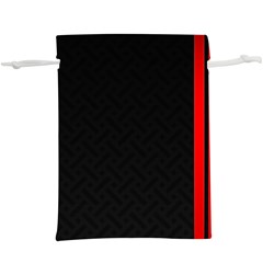 Abstract Black & Red, Backgrounds, Lines Lightweight Drawstring Pouch (xl) by nateshop