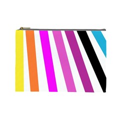 Colorful Multicolor Colorpop Flare Cosmetic Bag (large) by Cemarart