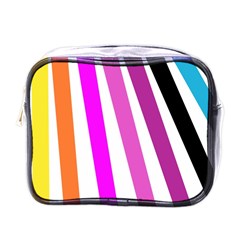 Colorful Multicolor Colorpop Flare Mini Toiletries Bag (one Side) by Cemarart