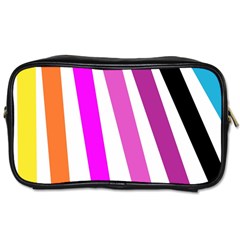 Colorful Multicolor Colorpop Flare Toiletries Bag (one Side) by Cemarart