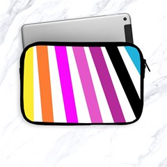 Colorful Multicolor Colorpop Flare Apple Ipad Mini Zipper Cases by Cemarart