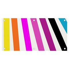 Colorful Multicolor Colorpop Flare Banner And Sign 6  X 3  by Cemarart