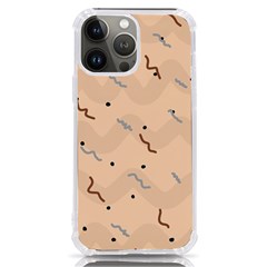 Lines Dots Pattern Abstract Art Iphone 13 Pro Max Tpu Uv Print Case by Cemarart