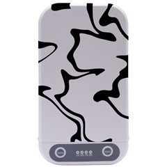 Black And White Swirl Background Sterilizers by Cemarart