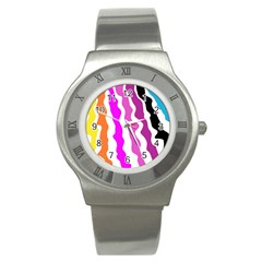 Warp Liquid Multicolor Kids Stainless Steel Watch by Cemarart