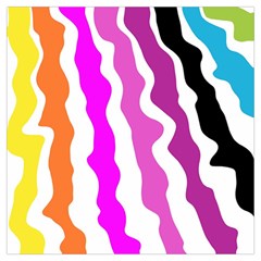 Warp Liquid Multicolor Kids Lightweight Scarf  by Cemarart