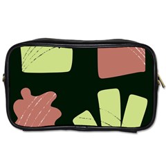 Elements Scribbles Wiggly Line Toiletries Bag (one Side) by Cemarart